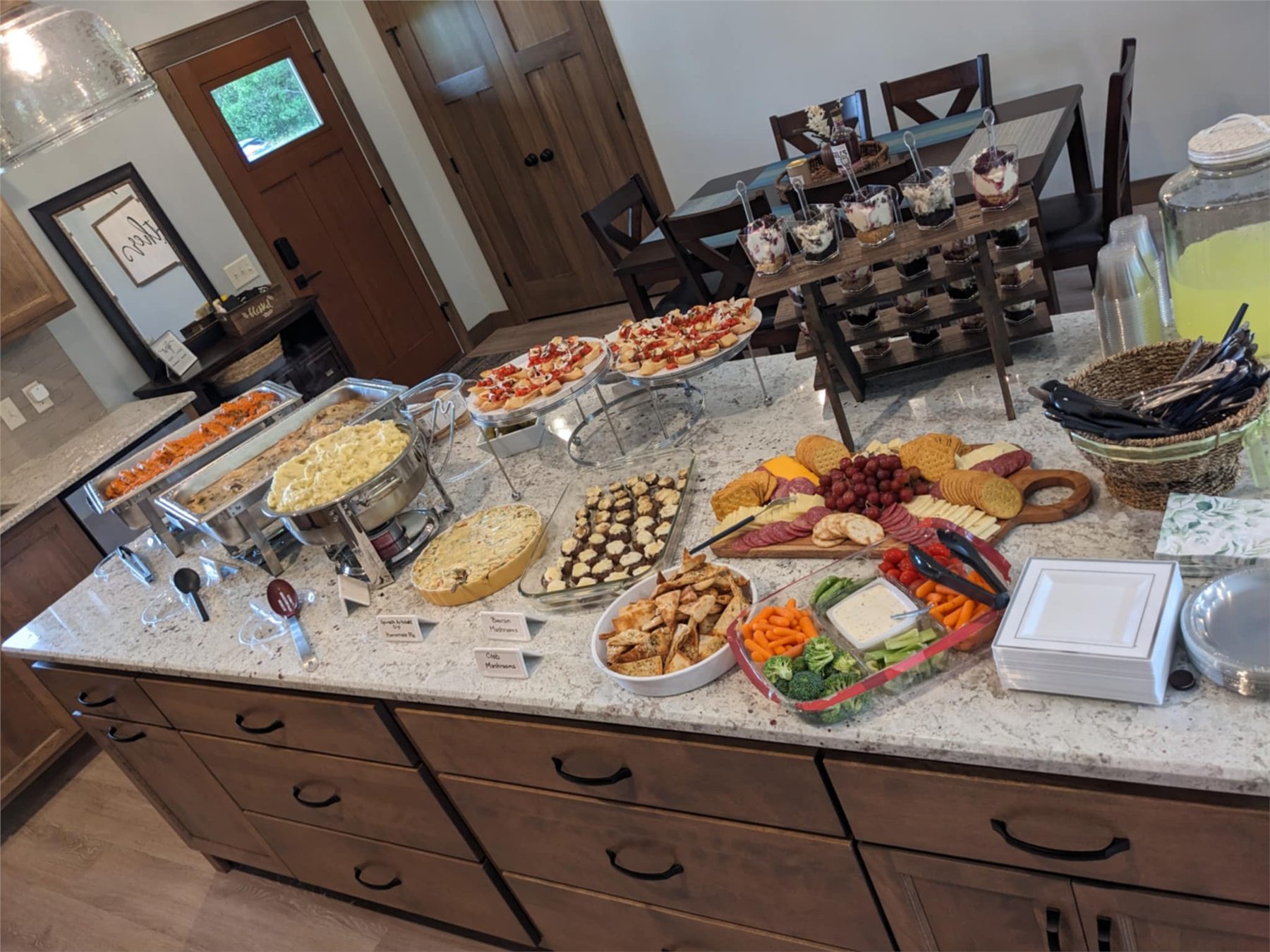 Spacious kitchen and nine-foot island at Northern Lights Aurora